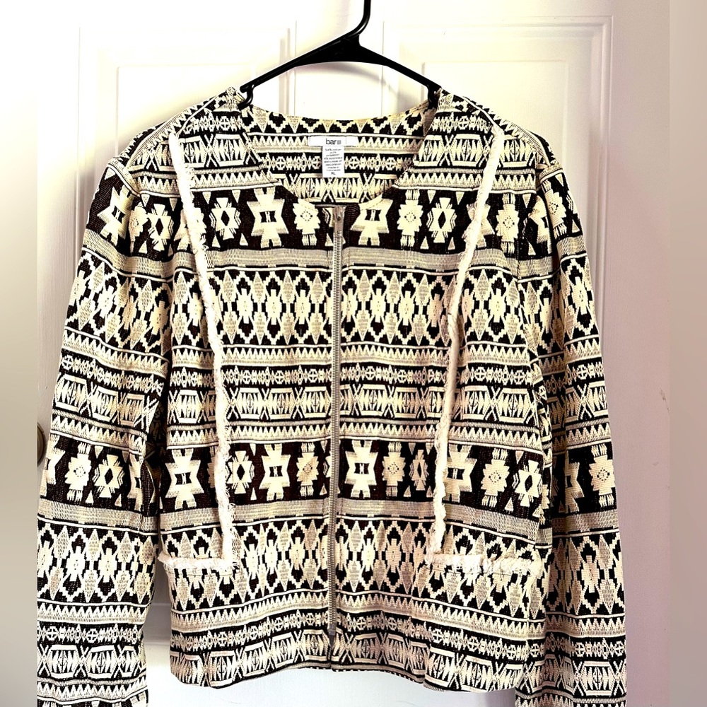 Macy’s Bar III zip up jacket